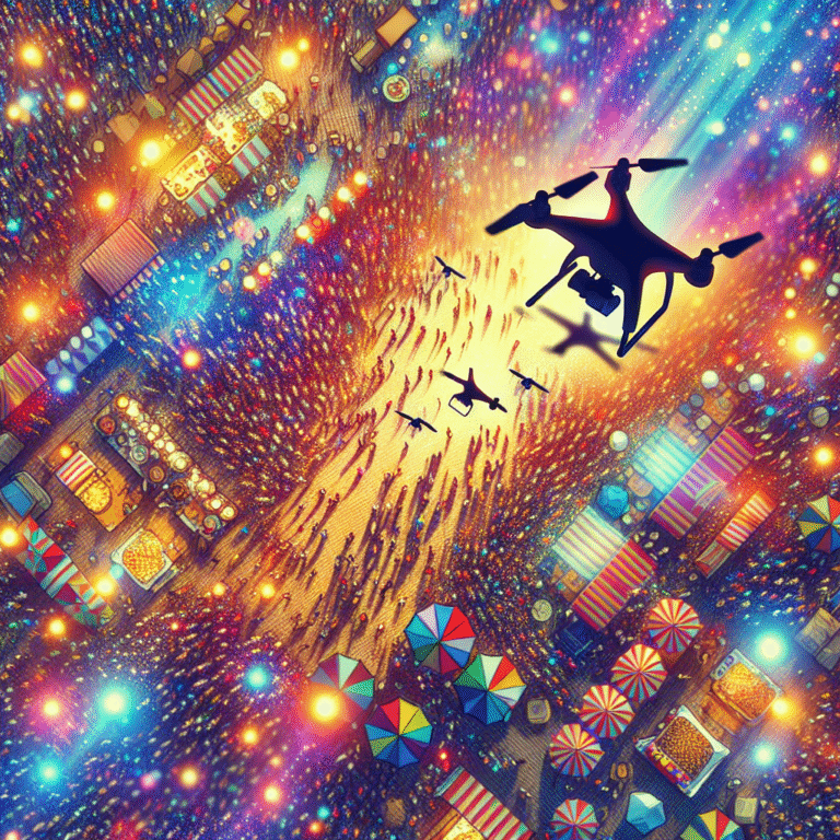 fotografia aérea de eventos: como se destacar