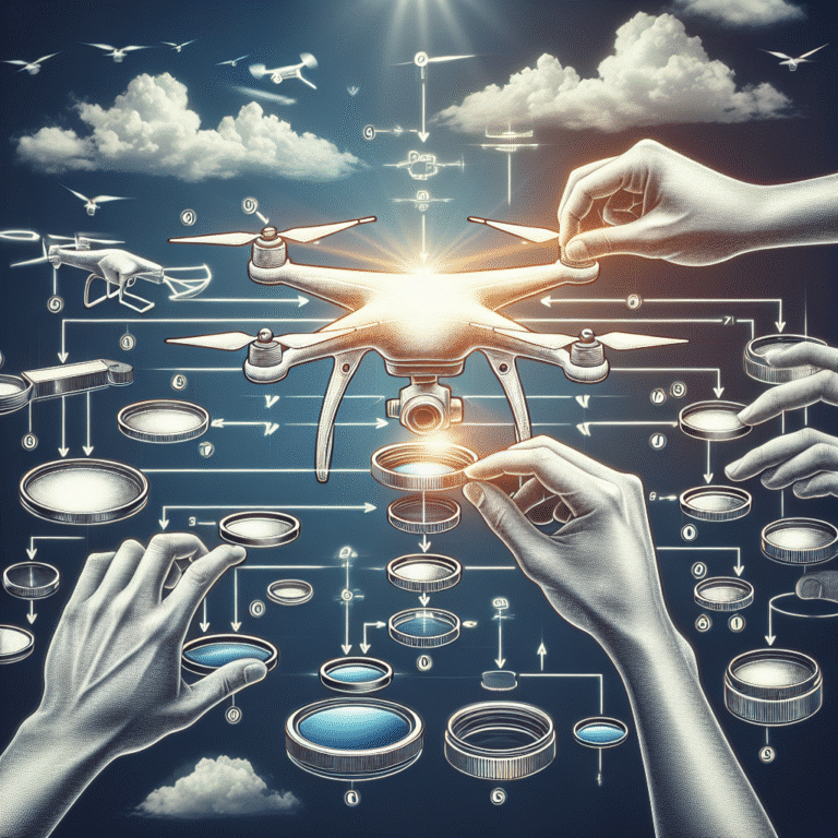 como usar filtros na câmera do drone