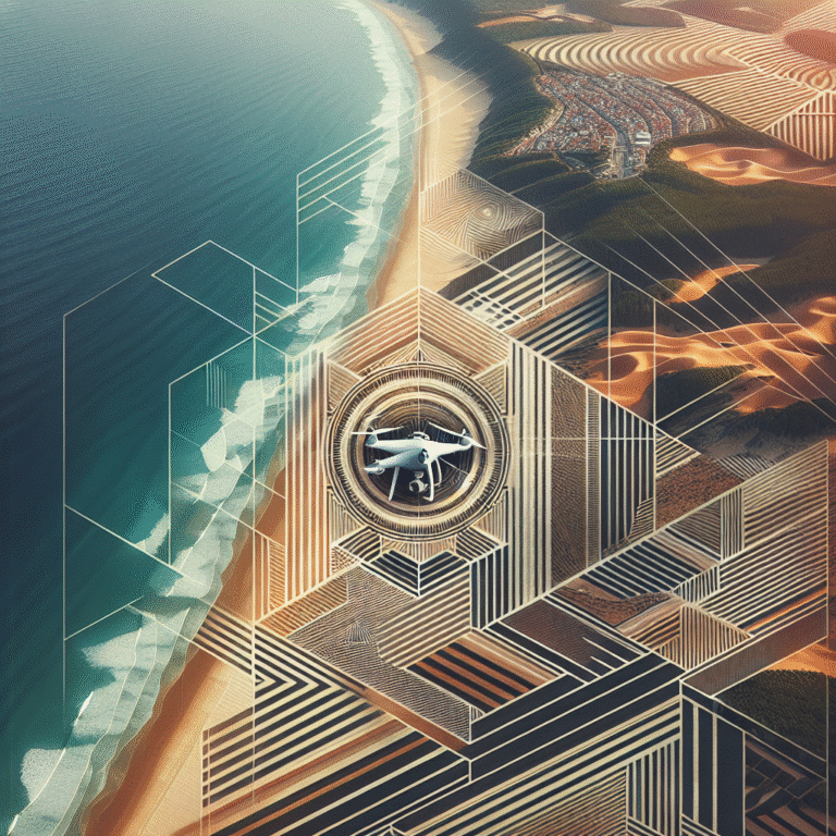 técnicas de composição em fotos de drone: estética aérea em foco