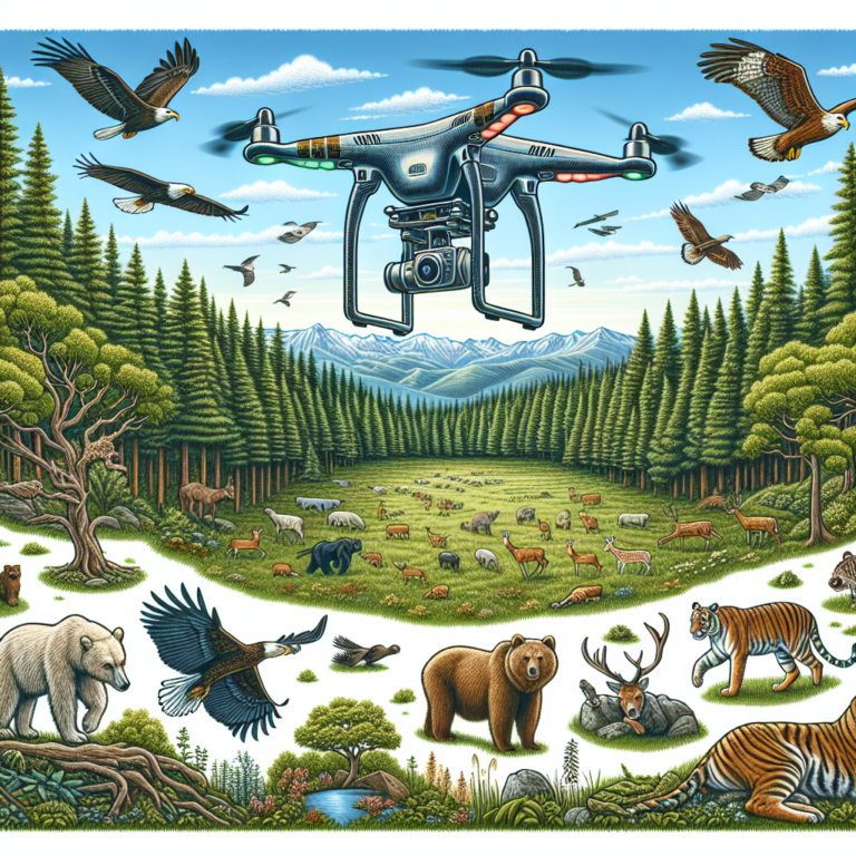 como fotografar animais com drone: capturando a vida selvagem de forma ética