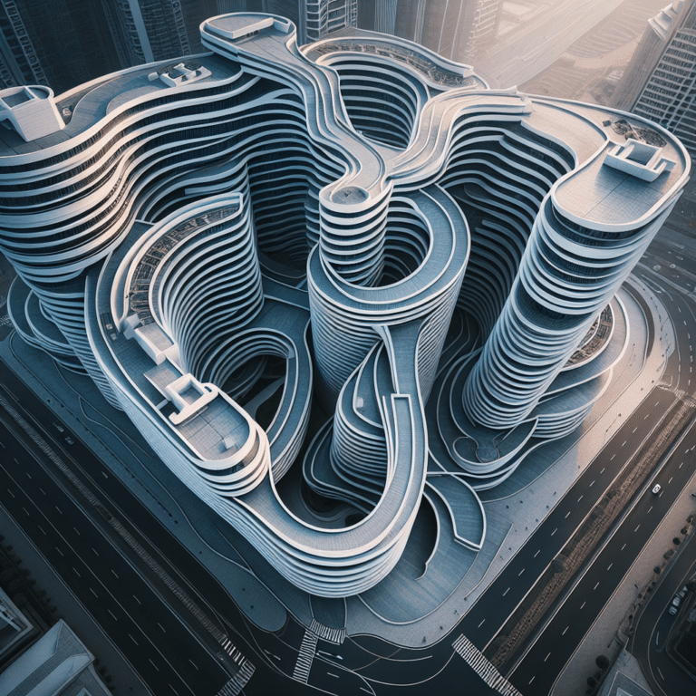 fotografia de arquitetura com drones: revelando curvas e linhas