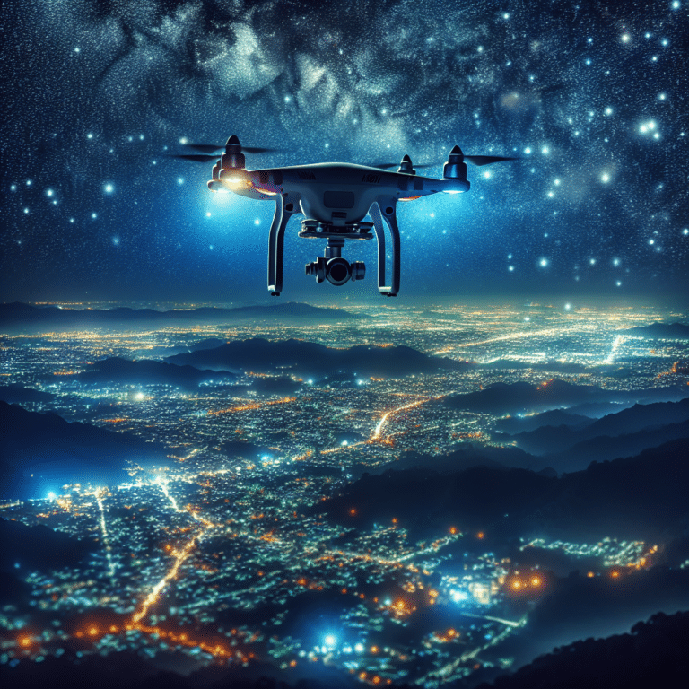 estratégias para fotos noturnas impressionantes com drones