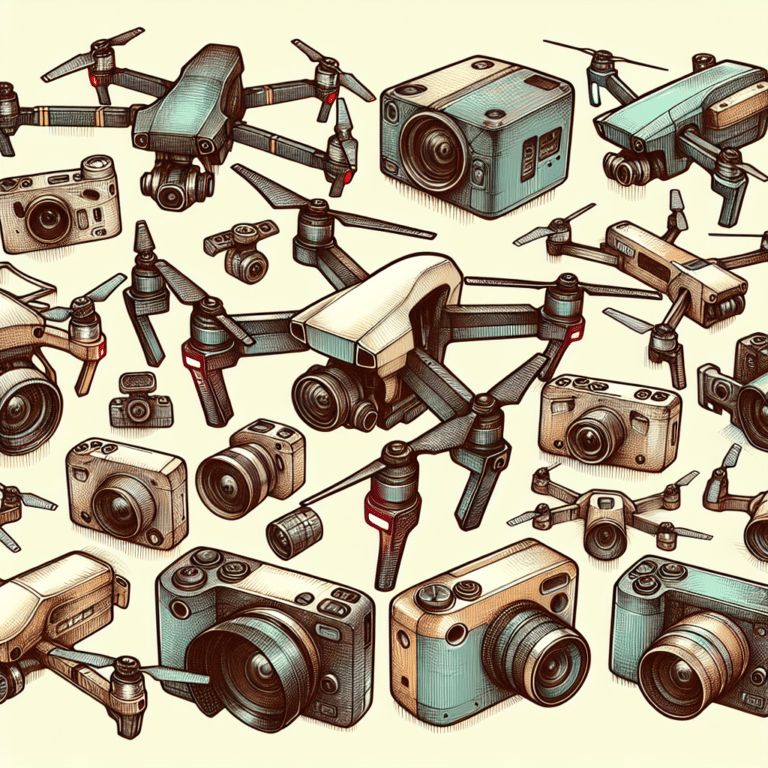 como escolher as melhores câmeras para drones