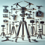 tripés e suportes que facilitem a fotografia com drones