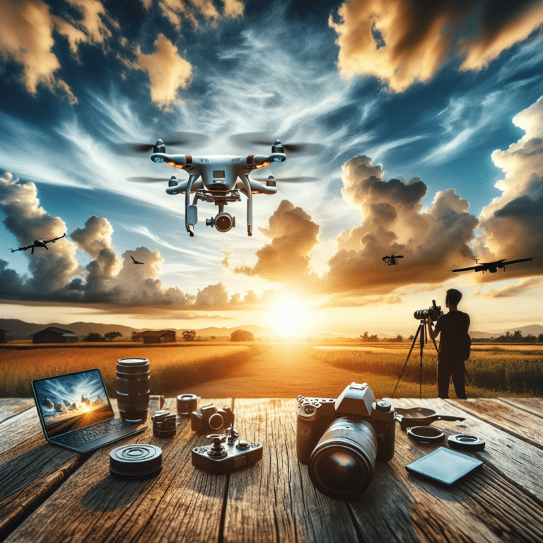 técnicas de fotografia para iniciantes: dominando o uso do drone